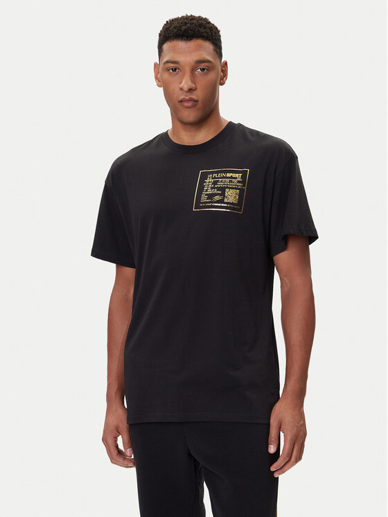 Plein Sport Plein Sport Футболка FAEC MTK8362 STE001N Чорний Loose Fit