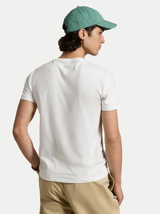 Polo Ralph Lauren Polo Ralph Lauren Футболка 710680785 Білий Custom Slim Fit