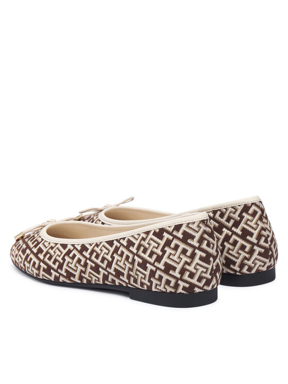 Tommy Hilfiger Balerinke Tommy Hilfiger Th Charm Jacquard Ballerina FW0FW09504 Šarena