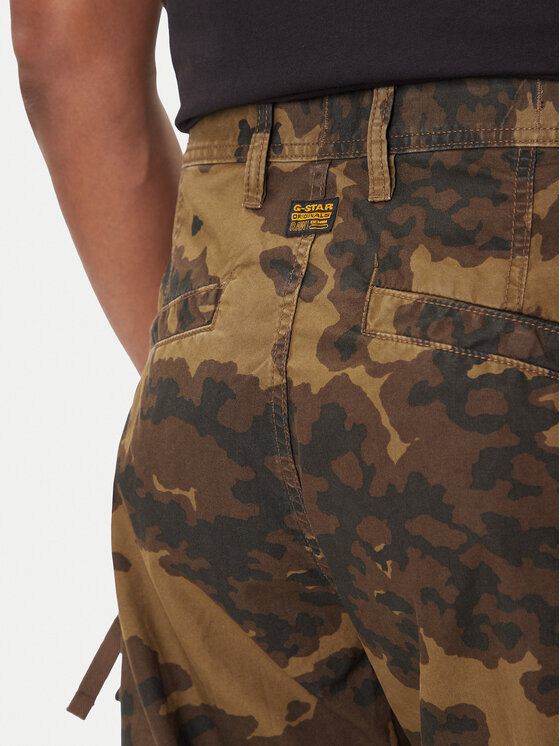 G-STAR G-Star Raw Medžiaginės kelnės R-3N D25224-D553 Žalia Straight Fit