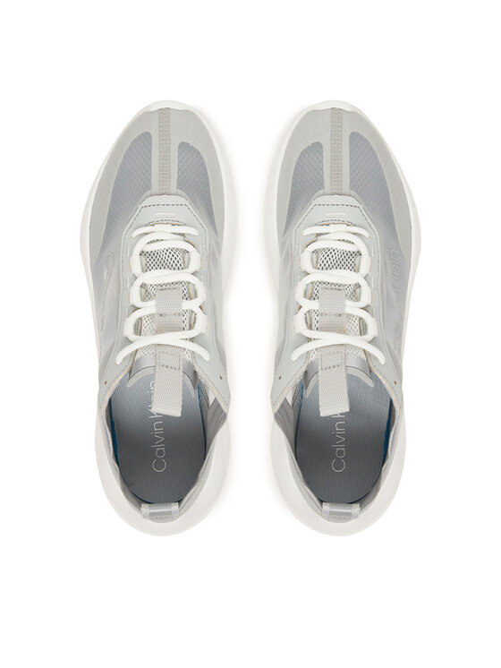 Calvin Klein Сникърси Calvin Klein Light Eva Run Lup Transp Ripst HW0HW02998 Сив
