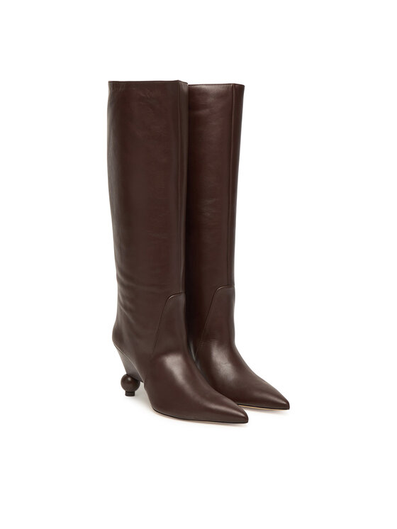 Weekend Max Mara Чоботи Weekend Max Mara Tasca 2525796075600 Коричневий