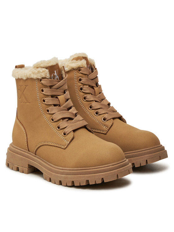 Calvin Klein Jeans Turistická obuv Calvin Klein Jeans V3A5-81020-1628 M Béžová