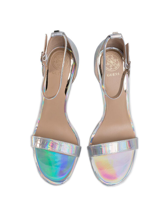 Guess Босоніжки Guess Eira2 FL6EI2 PEL03 Срібний