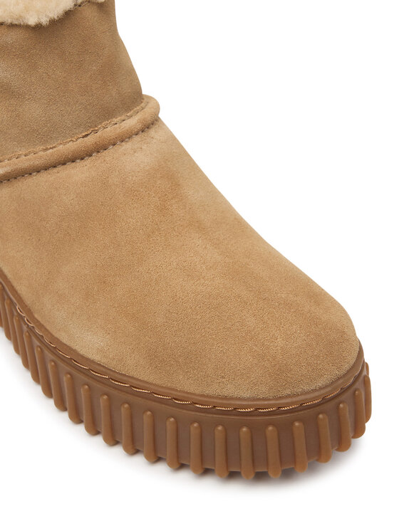 Clarks Botki Clarks Torhill Warm 26327994 Beżowy