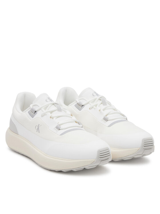 Calvin Klein Jeans Tenisice Calvin Klein Jeans Athleisure Runner Tech Ripstop YM0YM01205 Bijela