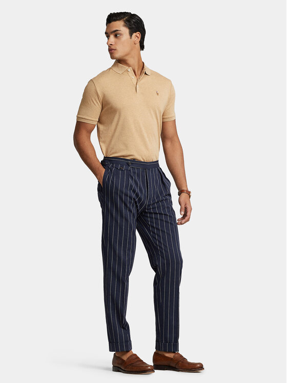 Polo Ralph Lauren Polo Ralph Lauren Pólóing 710704319086 Bézs Custom Slim Fit