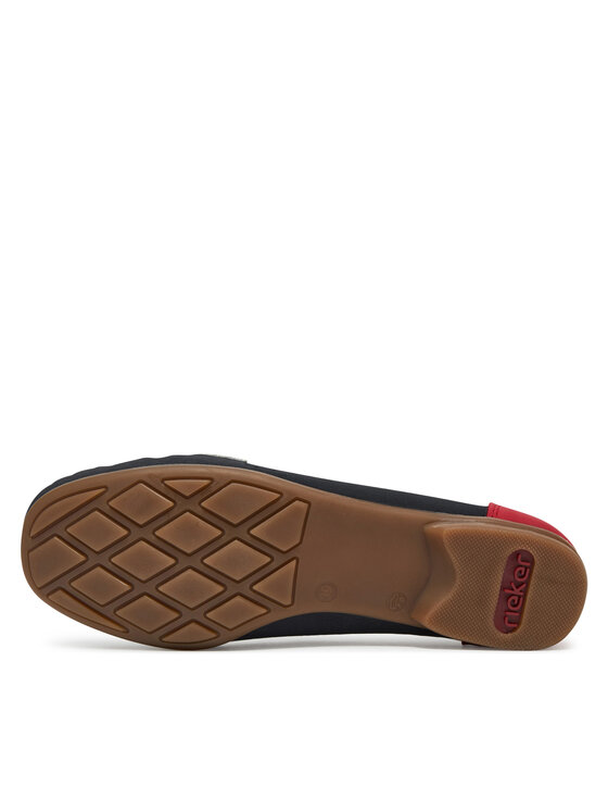 Rieker Mocasini Rieker 40065-14 Bleumarin