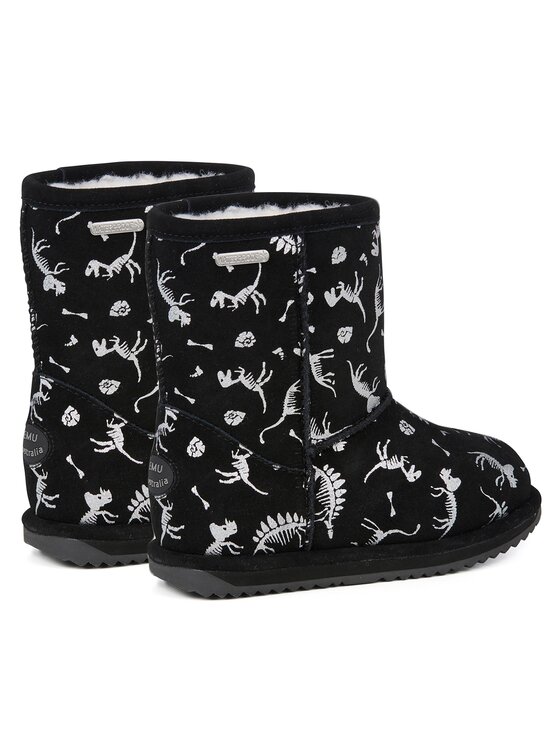 EMU Australia Snehule EMU Australia Reflective Dino Brumby K12948 Čierna