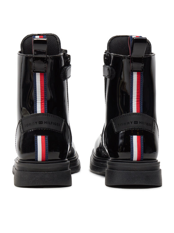 Tommy Hilfiger Μποτάκια Tommy Hilfiger T4A5-33588-0775 M Μαύρο