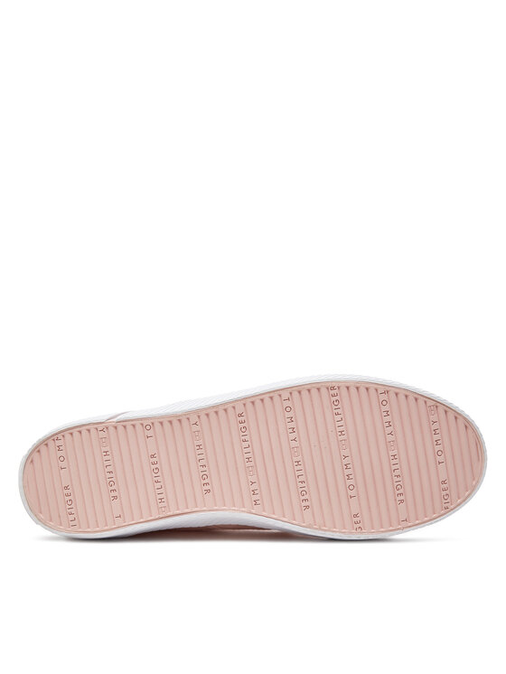 Tommy Hilfiger Tenisenes Tommy Hilfiger Vulc Canvas Slip-On Sneaker FW0FW08065 Rozā