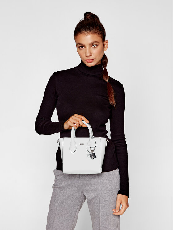 DKNY Bolso DKNY Valery Sm Satchel R22D3Q61 Blanco