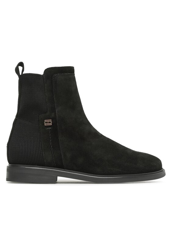 Tommy Hilfiger Botine Tommy Hilfiger Tommy Essentials Boot FW0FW07474 Negru