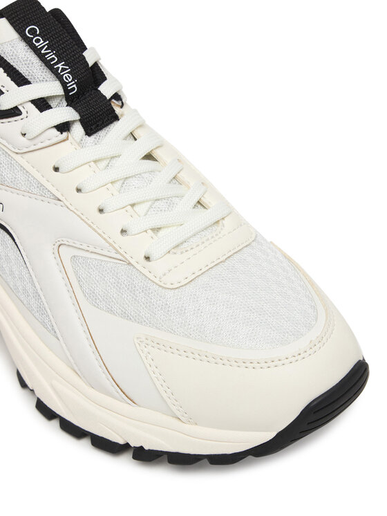 Calvin Klein Sneakers Calvin Klein Hike Run Ckstripe Mesh HW0HW03002 Bianco