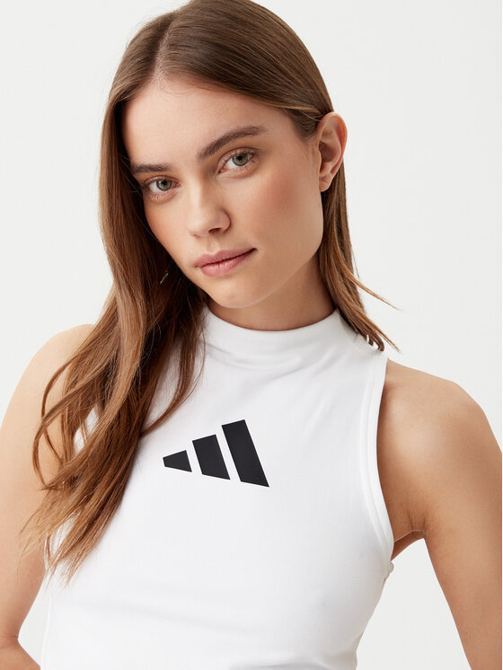 adidas adidas Marškinėliai Z.N.E. JX4316 Balta Slim Fit