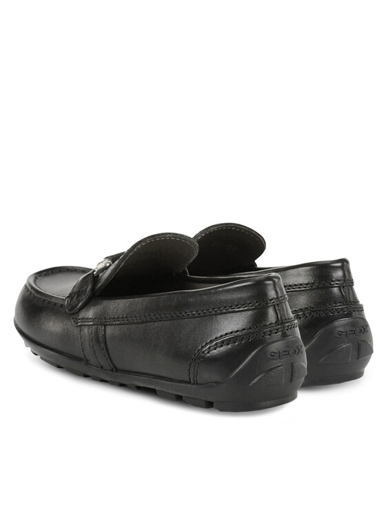 Geox Mokasíny Geox J New Fast J746CC 43 C9999 D Čierna