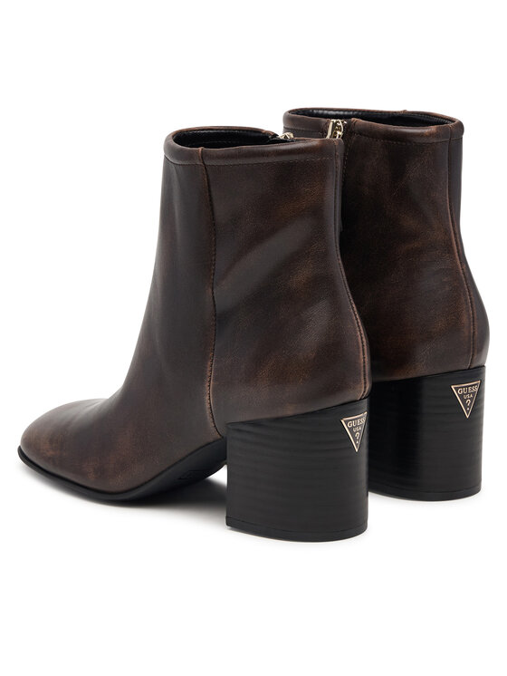 Guess Botine Guess FLFALE LEA10 Maro închis