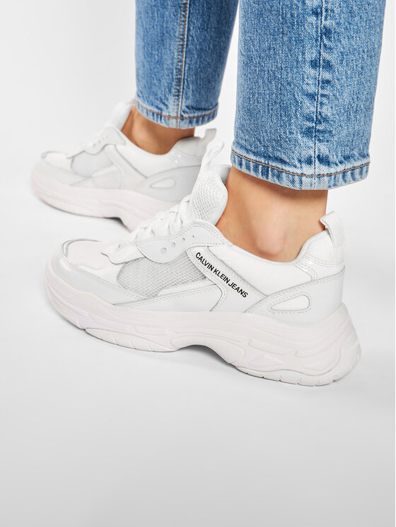 Calvin Klein Jeans Sneakersy Calvin Klein Jeans Maya R7797 Biały