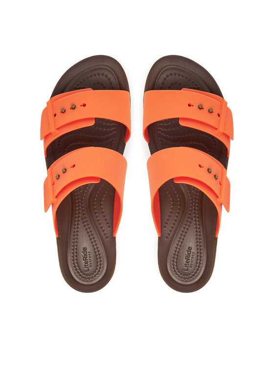 Crocs Chanclas Crocs Brooklyn Cork Buckle 211252 Naranja