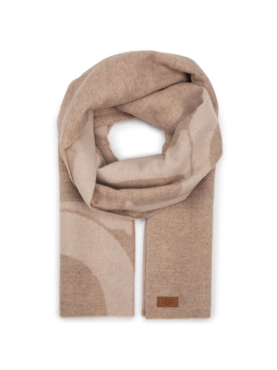 Ugg Šalis Ugg W Woven Ugg Logo Scarf 18769 Smėlio