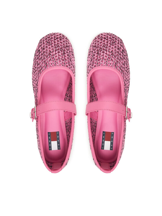 Tommy Jeans Ballerine Tommy Jeans Tjw Knitted Ballerina EN0EN03030 Rosa