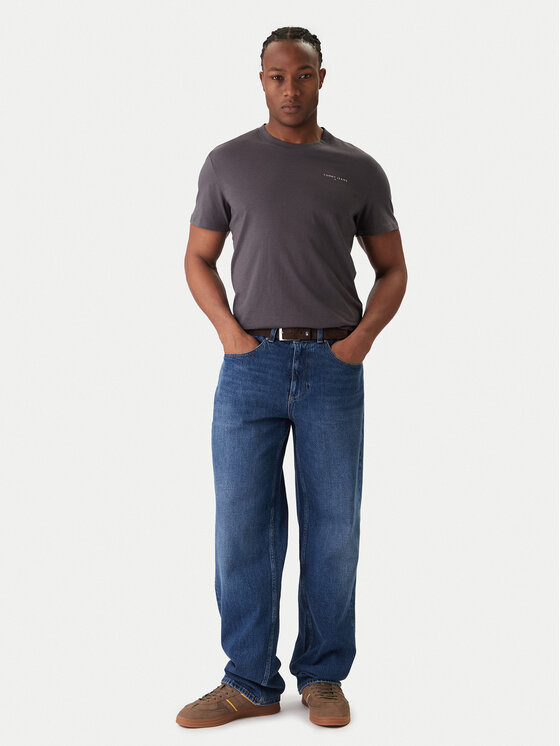 Tommy Jeans Tommy Jeans Camiseta Linear Chest DM0DM21780 Gris Slim Fit
