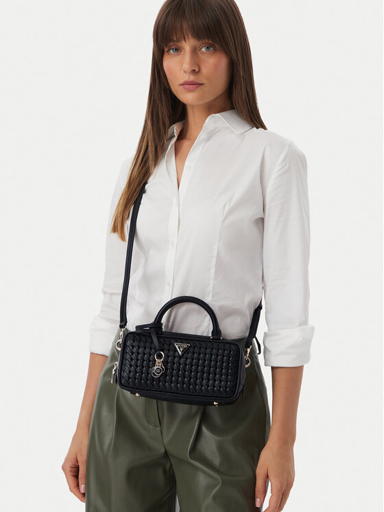 Guess Táska Guess Kora Mini HWWG97 48760 Fekete