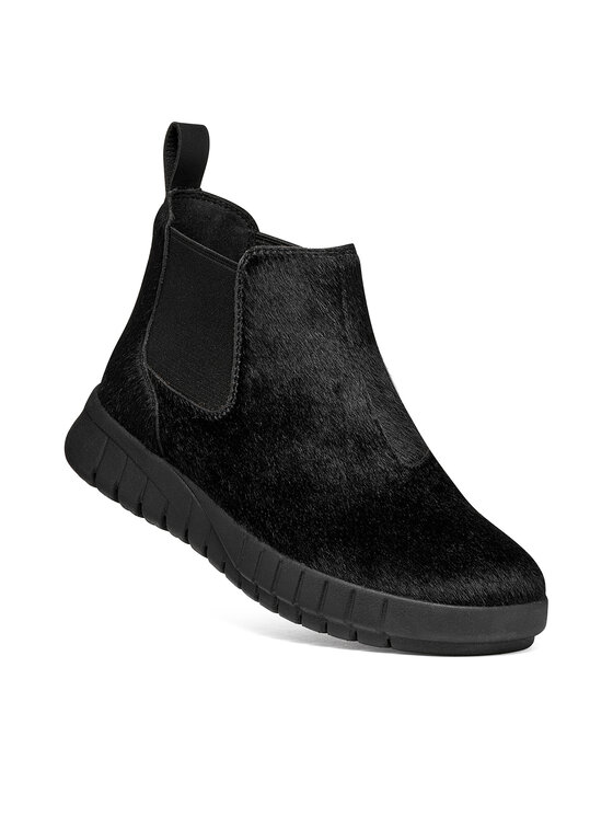 Geox Ghete Jodhpur Geox D Flextride D669AD 000QS C9999 Negru