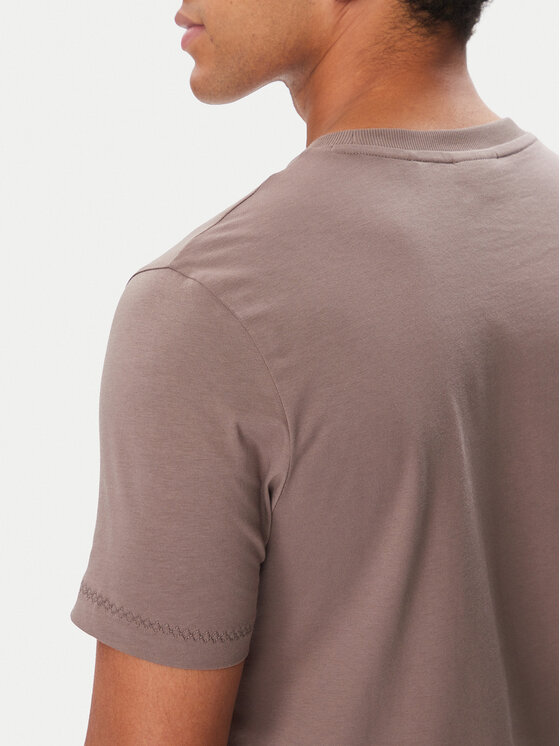HUGO HUGO Camiseta Datri   50568118 Marrón Regular Fit