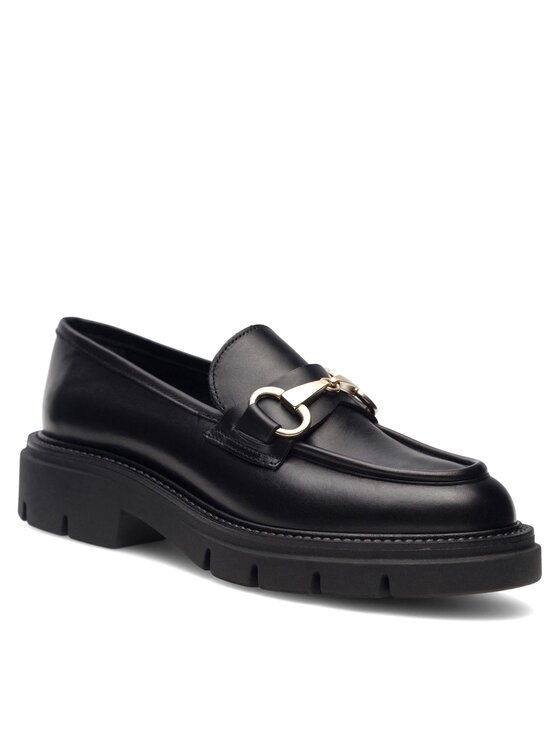 GINO ROSSI Loafersy Gino Rossi GRACE-I23-26370PE Černá