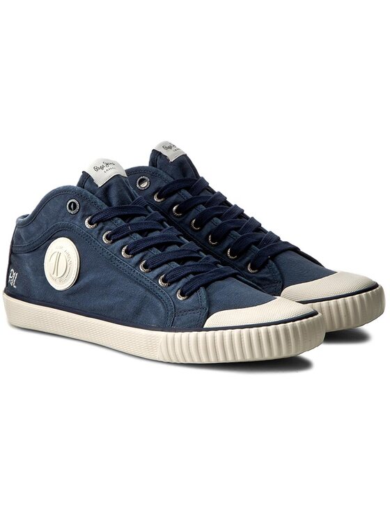 Pepe Jeans Trampki Pepe Jeans Idustry Studio PMS30335 Granatowy