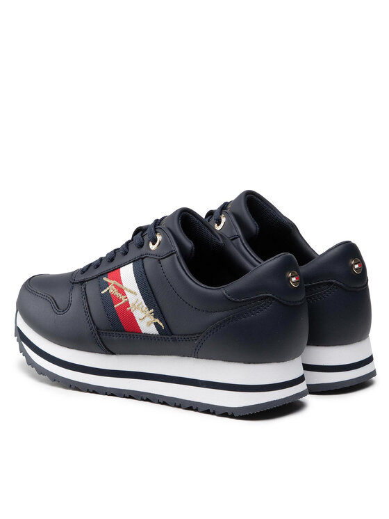 Tommy Hilfiger Αθλητικά Tommy Hilfiger Th Signature Runner Sneaker FW0FW05218 Σκούρο μπλε