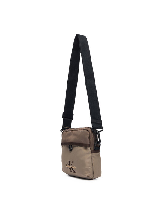 Calvin Klein Saszetka Calvin Klein Bold Clrblk Square Crossobdy LV04D3519G Brązowy