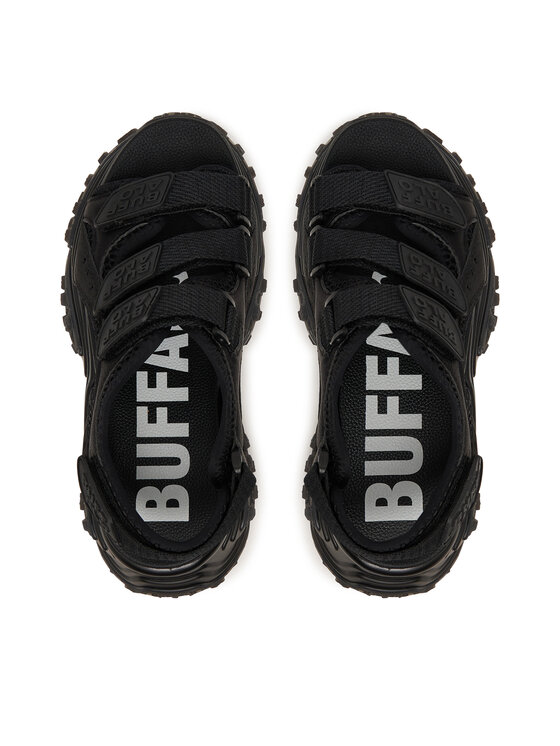Buffalo Sandale Buffalo Cerbo Sandal Track 1602366 Crna