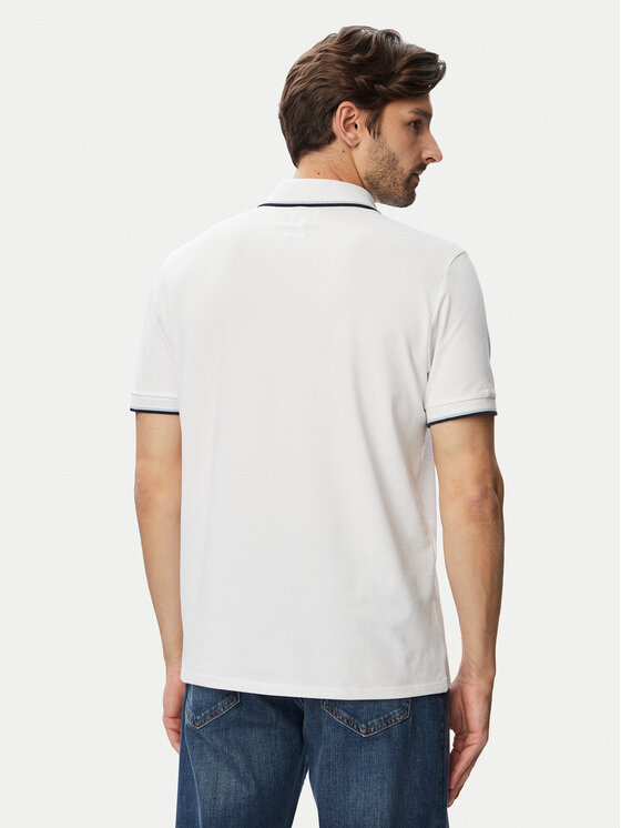 Guess Guess Поло M6YP28 K4475 Білий Slim Fit