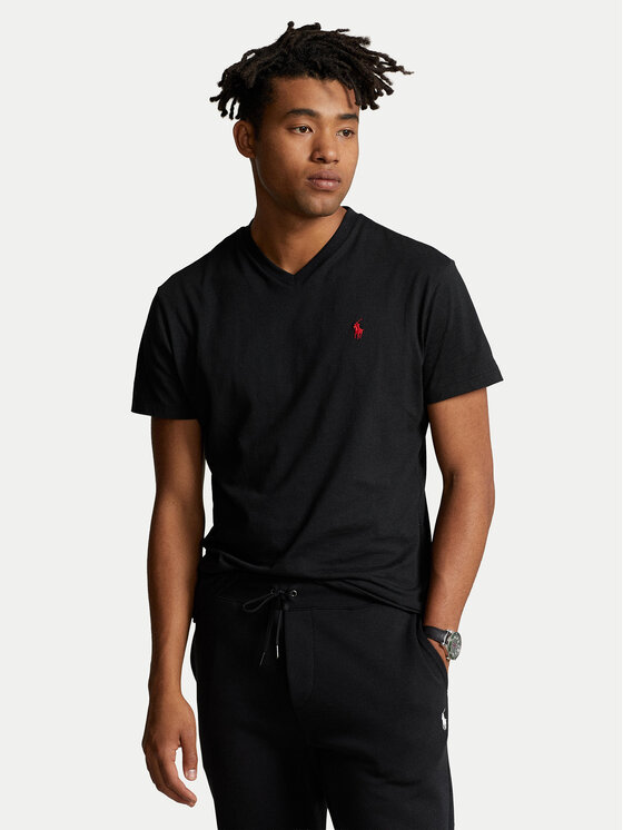 Polo Ralph Lauren Polo Ralph Lauren Marškinėliai 710708261 Juoda Classic Fit