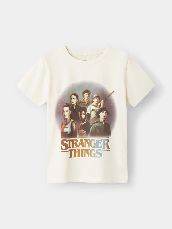 NAME IT NAME IT Camiseta STRANGER THINGS 13227698 Blanco Regular Fit