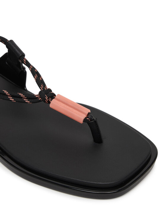 Calvin Klein Sandales Calvin Klein Beach Sandal Rope Pu 2 HW0HW02967 Melns
