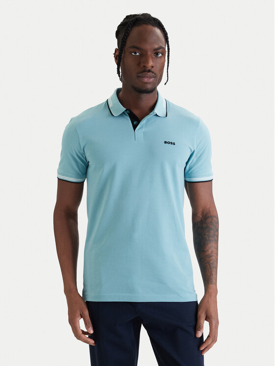 BOSS BOSS Polo Paul 50506193 Verde Slim Fit