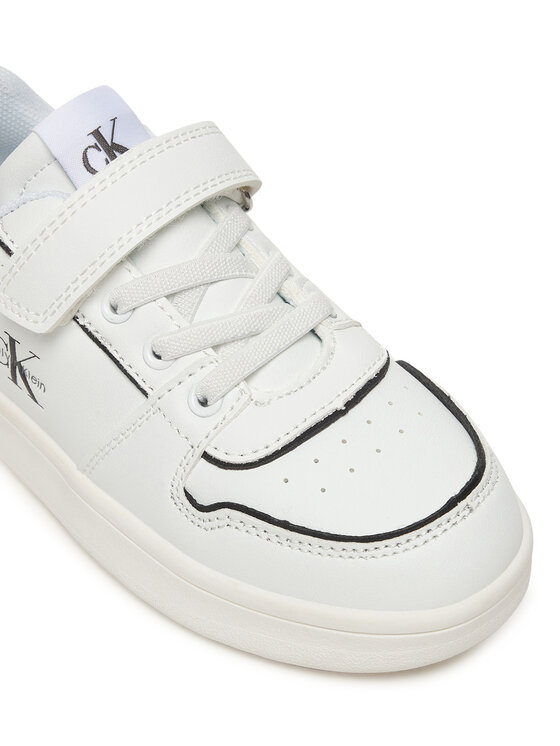 Calvin Klein Sneakersy Calvin Klein Low Cut Lace-Up/Velcro V1X9-83278-1355 S Biały