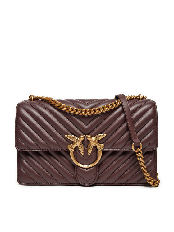 PINKO Torbica PINKO Love One Classic Dc AI 24-25 PLTT 100941 A0GK Tamnocrvena