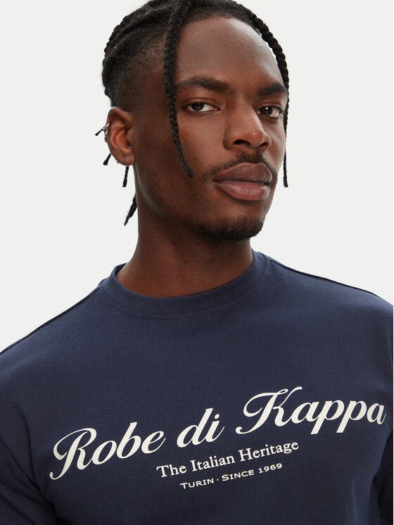 Robe di Kappa Robe di Kappa Футболка Robe Giovani Tozeur 61151CW Cиній Regular Fit