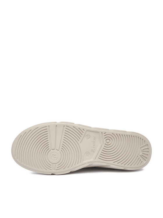 Rieker Sneakersy Rieker W2601-82 Biały