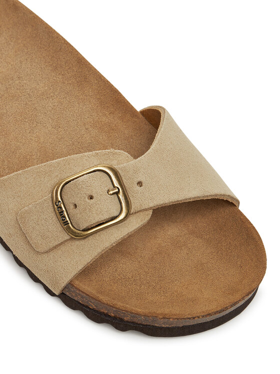 Scholl Чехли Scholl Estelle F32156 Бежов
