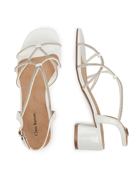 Clara Barson Босоніжки Clara Barson WS24055-03 Білий