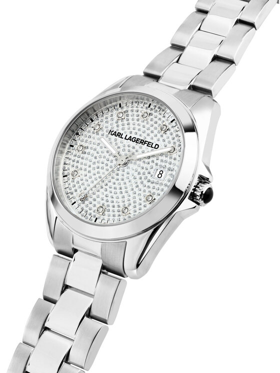 KARL LAGERFELD Hodinky KARL LAGERFELD R0553101509 Strieborná