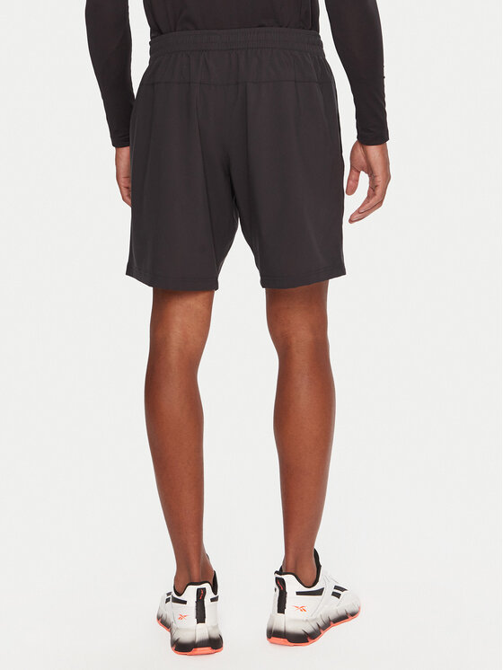 Reebok Reebok Αθλητικό σορτς RK25181CCM Μαύρο Regular Fit