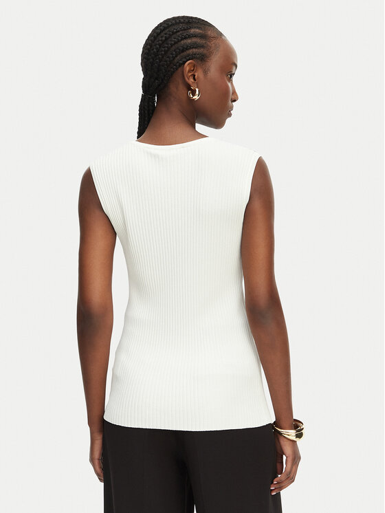 Rinascimento Rinascimento Top CFM0012239003 Blanco Slim Fit