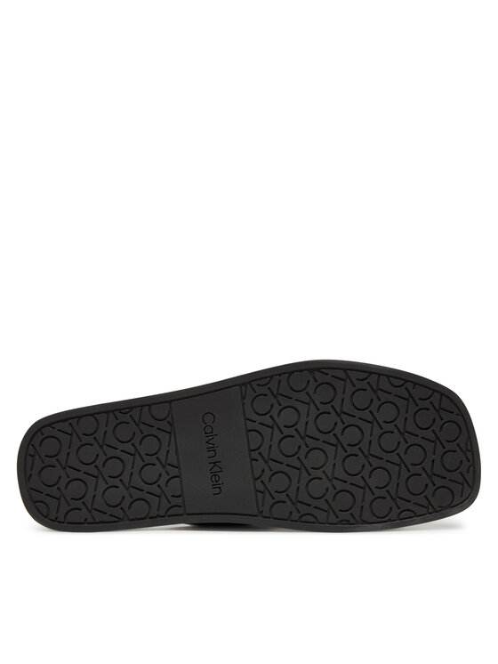 Calvin Klein Natikači Calvin Klein Criss Cross Sandal HM0HM01737 Črna