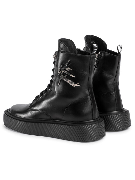 John Galliano Šnurovacia obuv John Galliano 3057 B Čierna